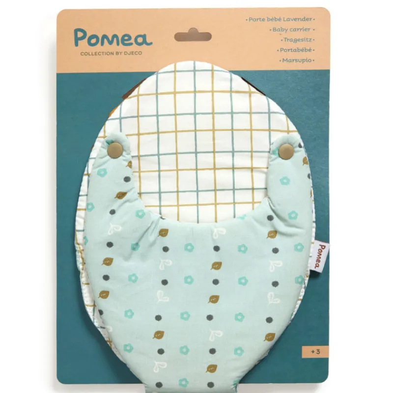 Djeco Porte bébé 'Blue Gray' accessoire pour poupée POMEA de 7840< Poupées, Peluches