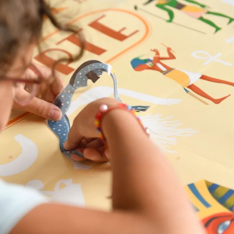 POPPIK Poster en stickers "Egypte antique"< Jeux, Puzzles Et Stickers Poppik | Autocollants Et Décalcomanies