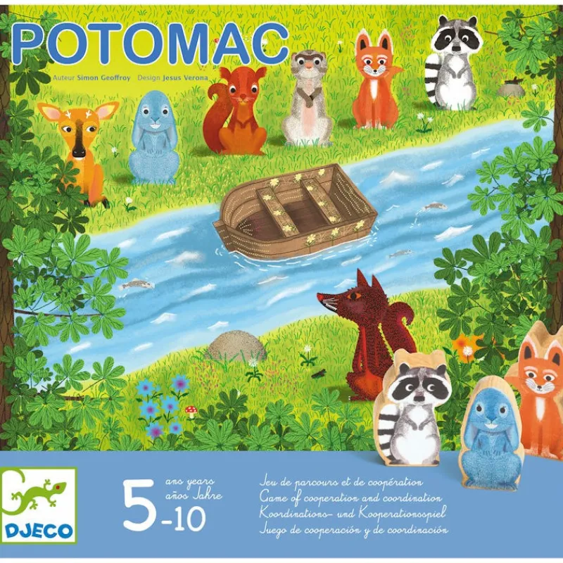 Djeco Potomac, jeu de parcours et de coopération 8407< Jeux De Société