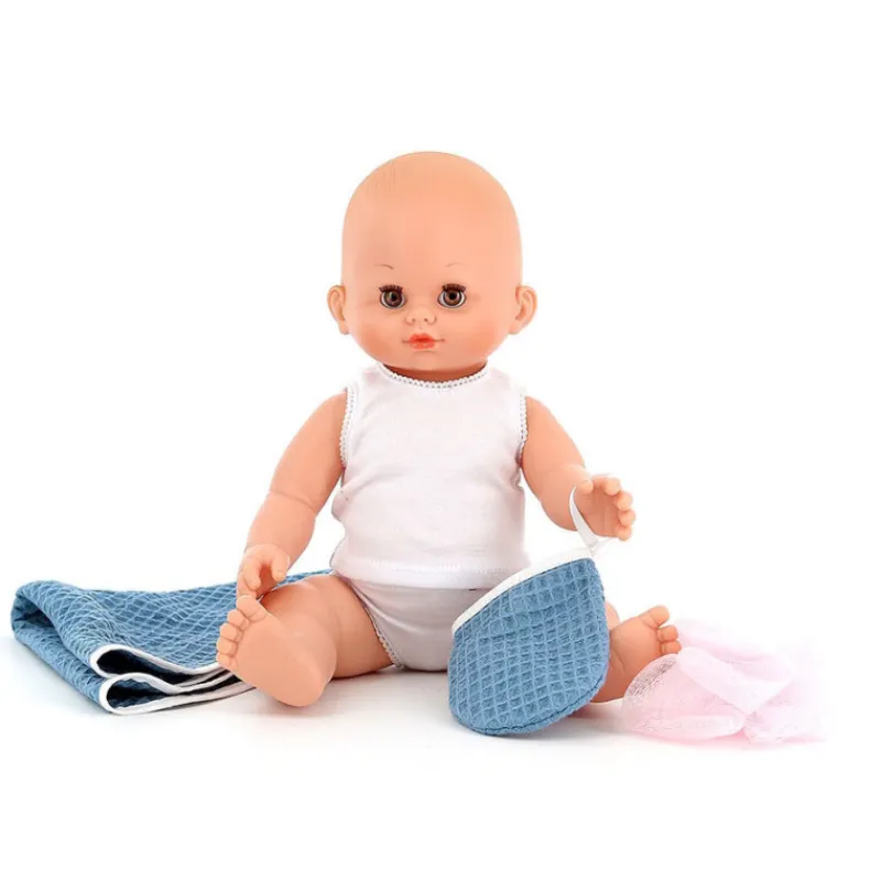 Petitcollin Poupée Petit Câlin 36cm "Cape de bain"< Poupées, Poupons, Baigneurs | Poupées, Peluches