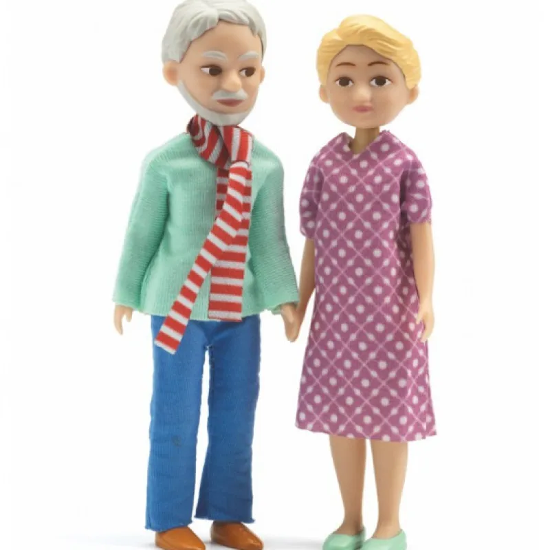 Djeco Poupées grands-parents 7816< Maison De Poupées