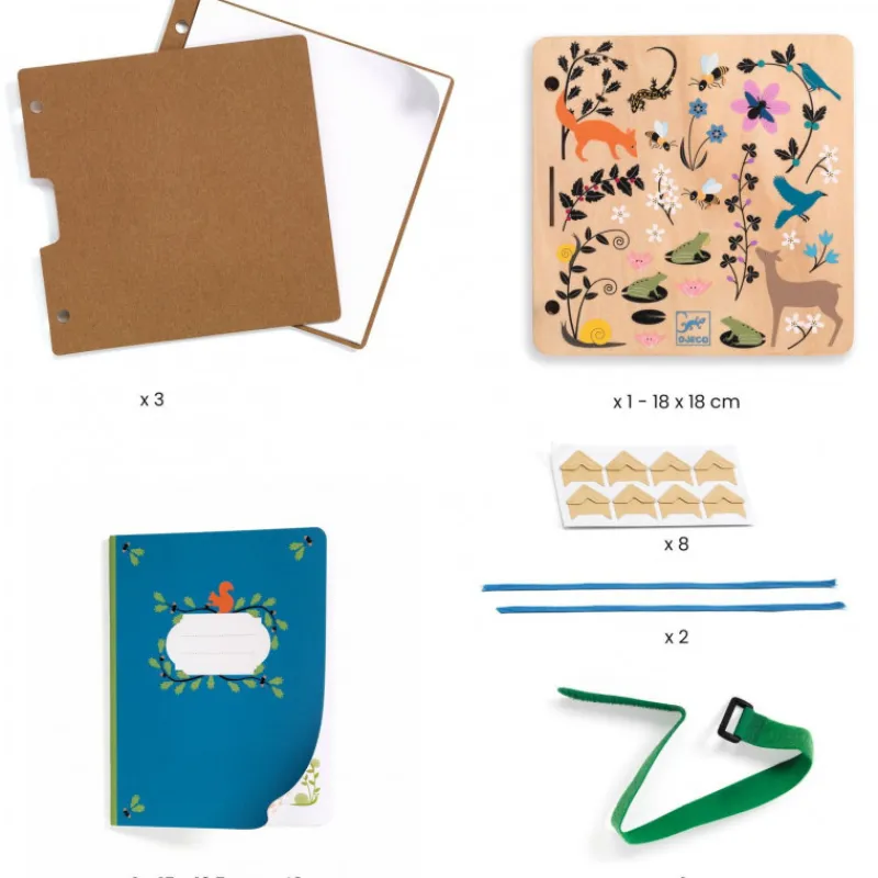 Djeco Presse et herbier à créer "Petit botaniste" DIY 7973<Enfant Bricolage Enfant