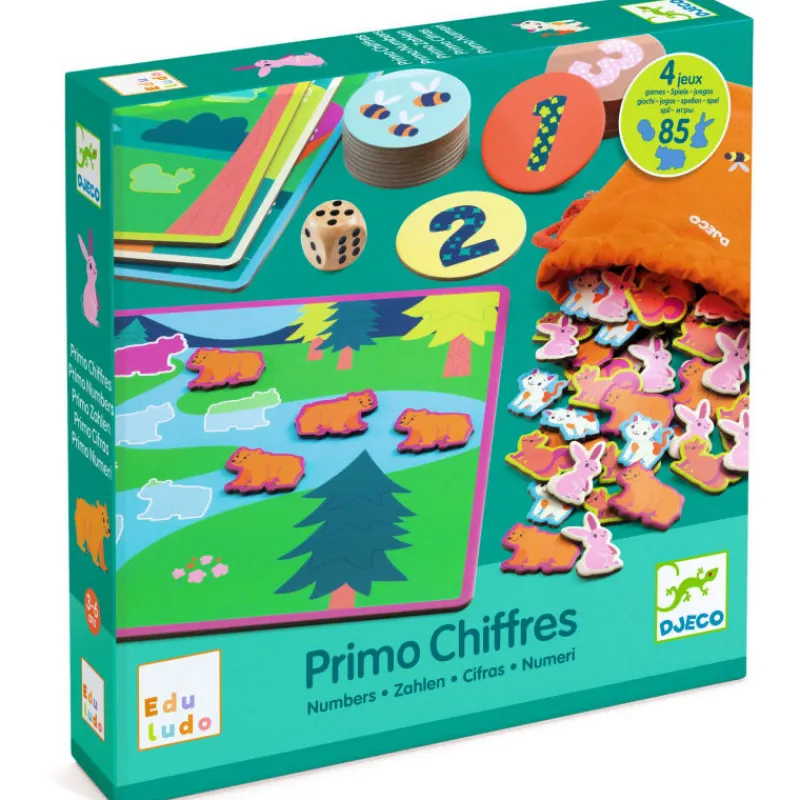 Djeco Primo Chiffres - jeu Eduludo 8265< Jeux De Société