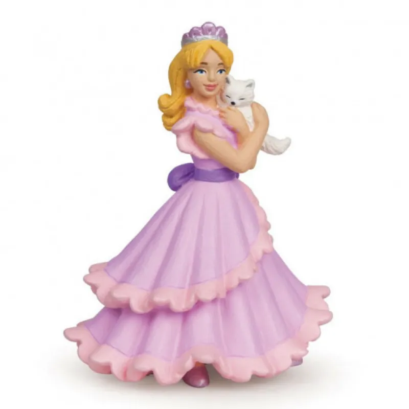Papo Princesse Chloé avec son petit chat, figurine 39010< Figurines Papo