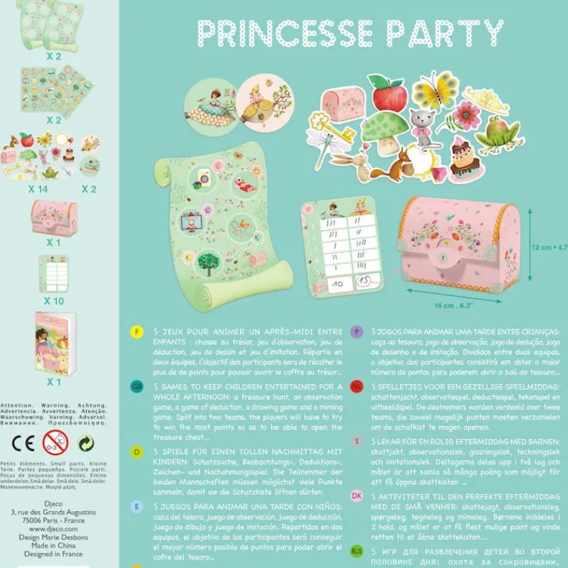 Djeco Princesse party 2096< Jeux De Société