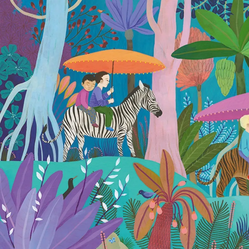 Djeco Puzzle 200 pcs Promenade des enfants 7607<Enfant Puzzles Et Jeux Djeco | Puzzle Djeco