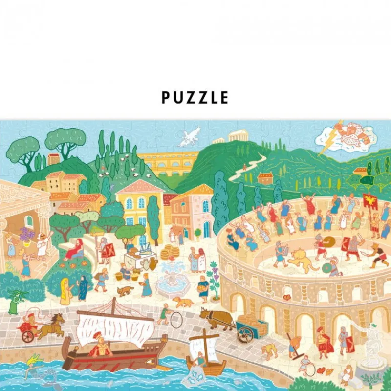 PIROUETTE CACAHOUETE Puzzle à remonter le temps 'Antiquité' Pirouette Cacahouète<Enfant Jeux Pirouette Cacahouète | Puzzles Dès 6 Ans, 100 Pcs