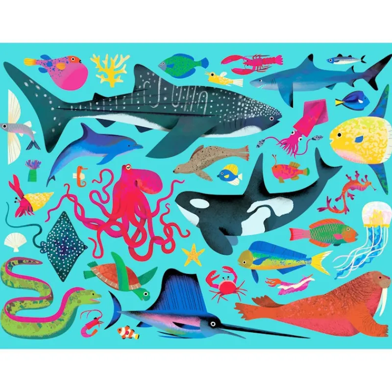 Crocodile Creek Puzzle animaux marins 500 pcs<Enfant Puzzles Dès 8 Ans, 500 Pcs Et +