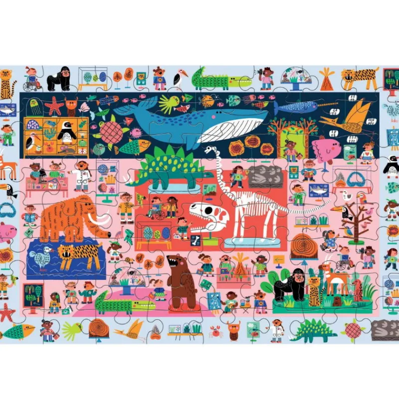 Mudpuppy Puzzle 'Cherche & Trouve' Musée d'histoire naturelle 64 pcs<Enfant Puzzles Dès 5 Ans, 54 Pcs