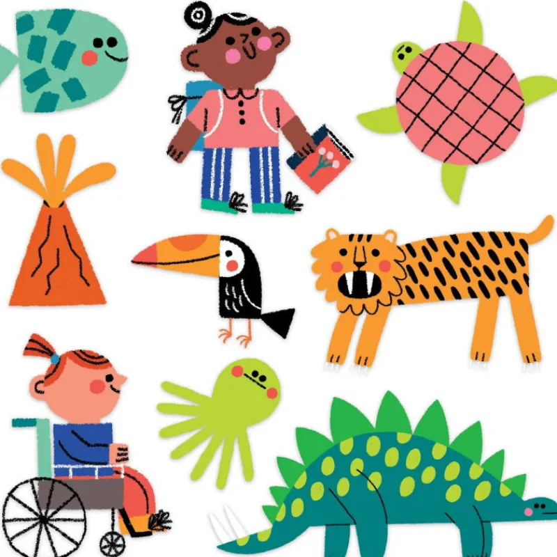 Mudpuppy Puzzle 'Cherche & Trouve' Musée d'histoire naturelle 64 pcs<Enfant Puzzles Dès 5 Ans, 54 Pcs