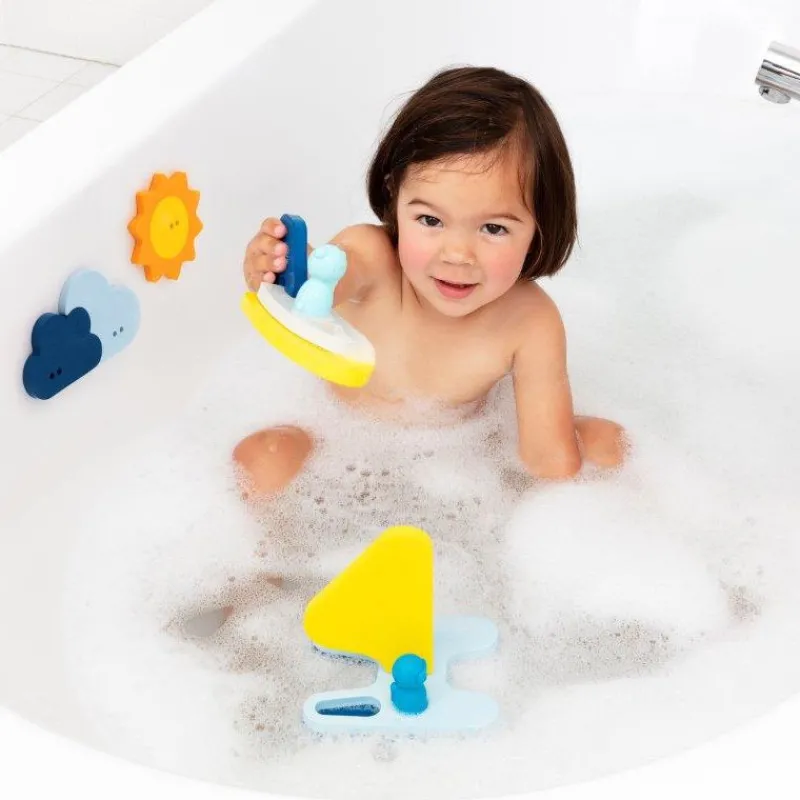 Quut Puzzle de bain "Mettre les Voiles"<Enfant Puzzles 1er Age | Jouets De Bain
