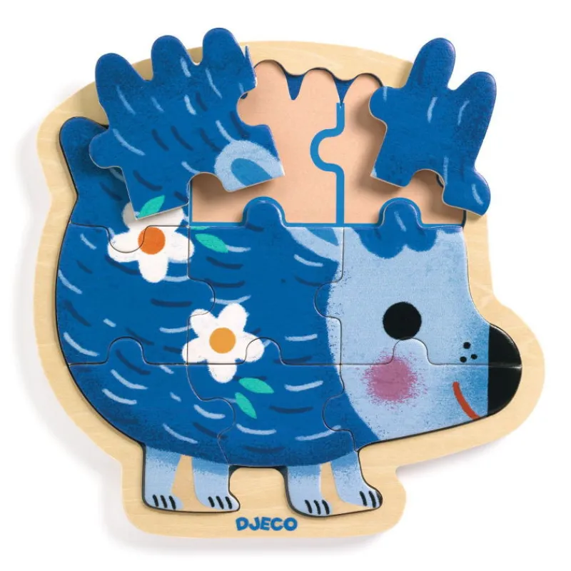 Djeco Puzzle en bois 'Puzzlo Kipic' 9 pcs 1822<Enfant Puzzle Djeco | Puzzles Dès 2 Ans: 2, 12 Et 24 Pcs