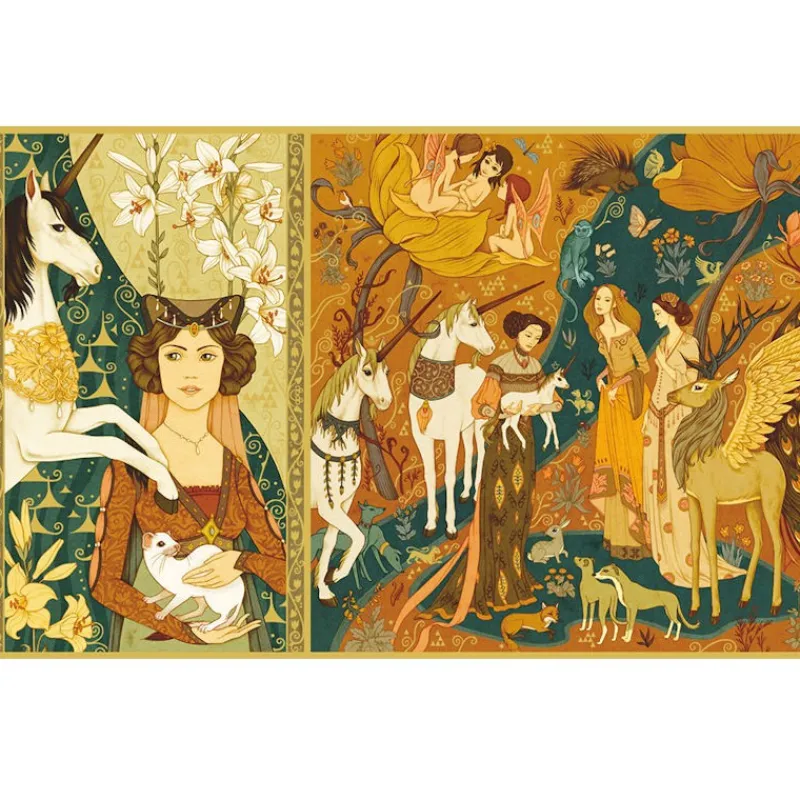 Djeco Puzzle Jardin des licornes 500 pcs 7624<Enfant Puzzle Djeco | Puzzles Dès 8 Ans, 500 Pcs Et +