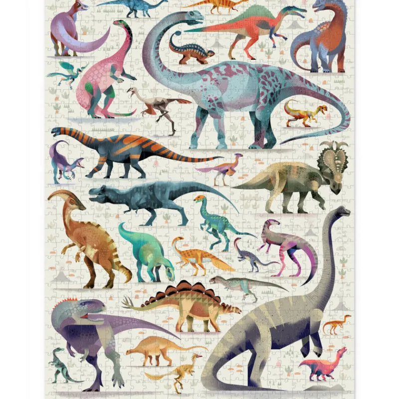 Crocodile Creek Puzzle 'Les dinosaures' 750 pcs<Enfant Puzzles Dès 8 Ans, 500 Pcs Et +