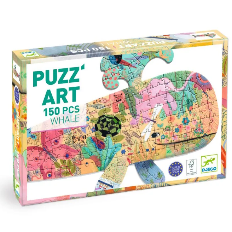 Djeco Puzzle Puzz'Art Baleine 150 pcs 7658<Enfant Puzzles Et Jeux Djeco | Puzzle Djeco