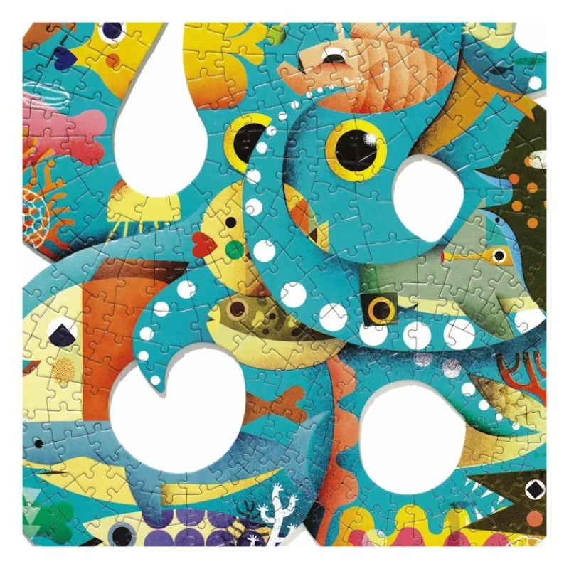 Djeco Puzzle Puzz'Art Octopus 350 pcs 7651<Enfant Puzzle Djeco | Puzzles Dès 7 Ans, 200 À 400 Pcs