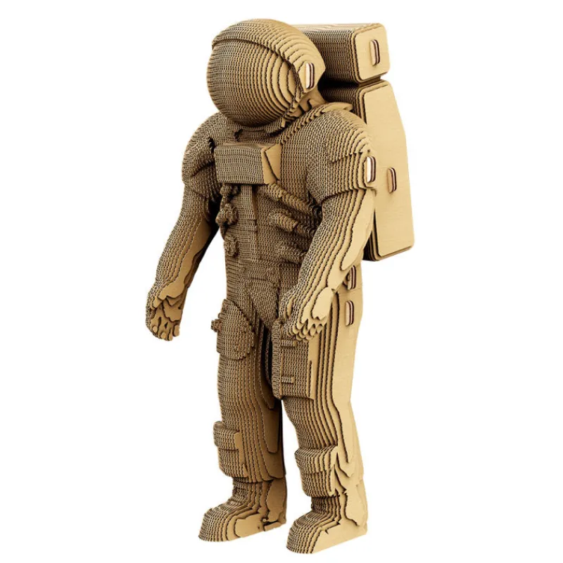 Cartonic Puzzle sculpture 3D en carton - Astronaute -< Déco Design | Puzzles 3d