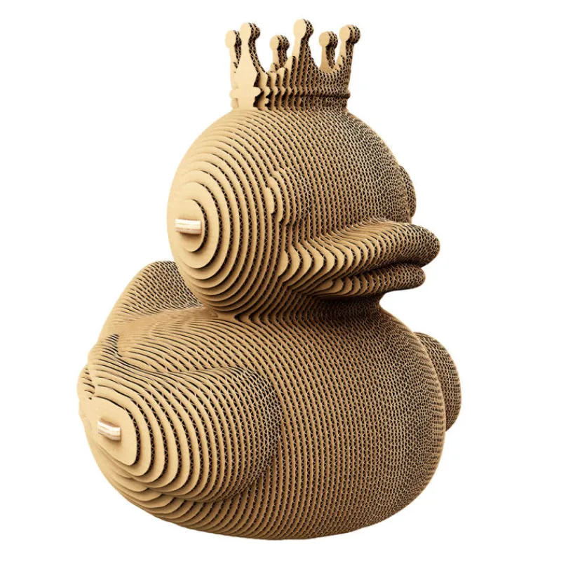 Cartonic Puzzle sculpture 3D en carton - Canard -< Déco Design | Puzzles 3d