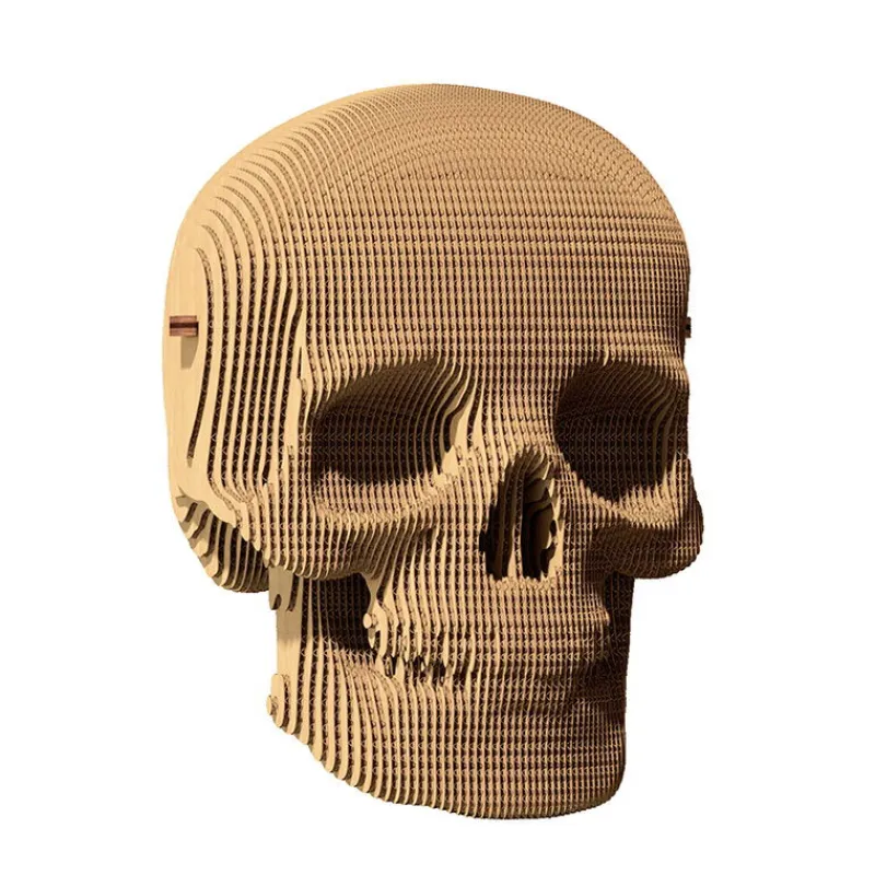 Cartonic Puzzle sculpture 3D en carton - Crâne -< Déco Design | Puzzles 3d