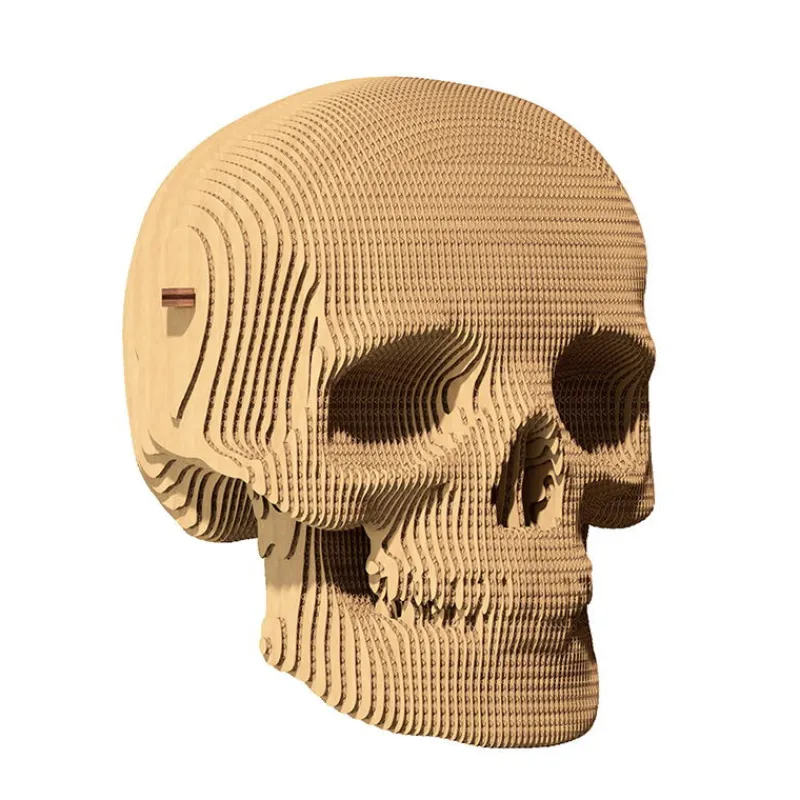 Cartonic Puzzle sculpture 3D en carton - Crâne -< Déco Design | Puzzles 3d