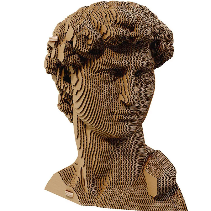 Cartonic Puzzle sculpture 3D en carton - David de Michel-Ange -< Déco Design | Puzzles 3d