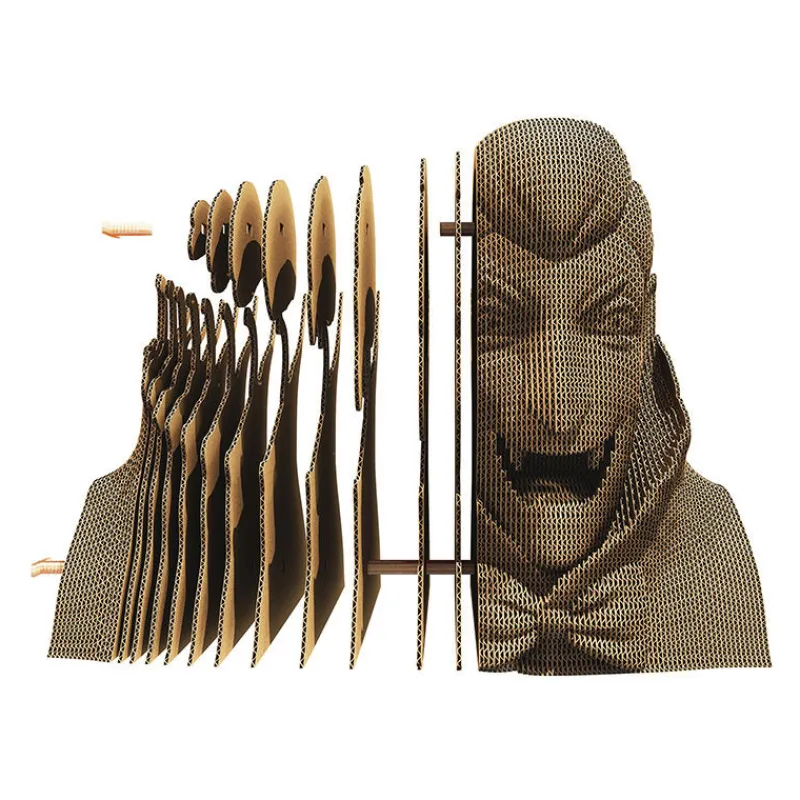 Cartonic Puzzle sculpture 3D en carton - Dracula -< Déco Design | Puzzles 3d