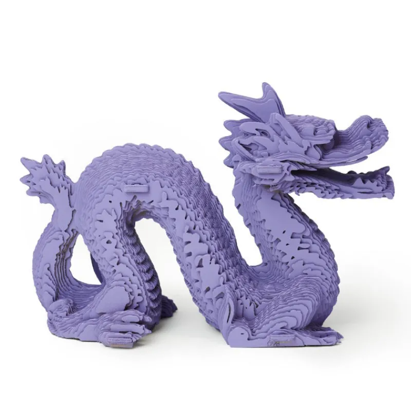 Cartonic Puzzle sculpture 3D en carton - Dragon -< Déco Design | Puzzles 3d