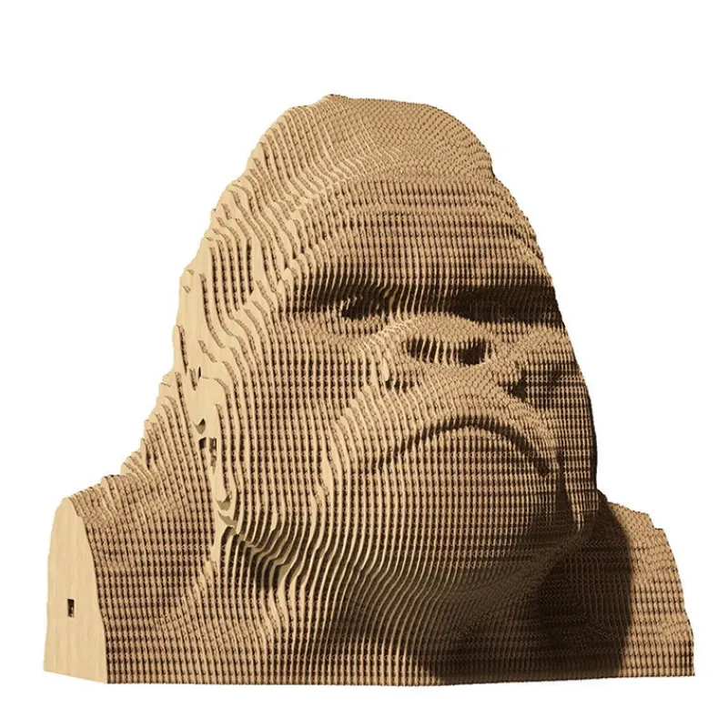 Cartonic Puzzle sculpture 3D en carton - Gorille -< Déco Design | Puzzles 3d
