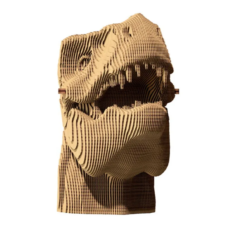Cartonic Puzzle sculpture 3D en carton - T-Rex -< Déco Design | Puzzles 3d