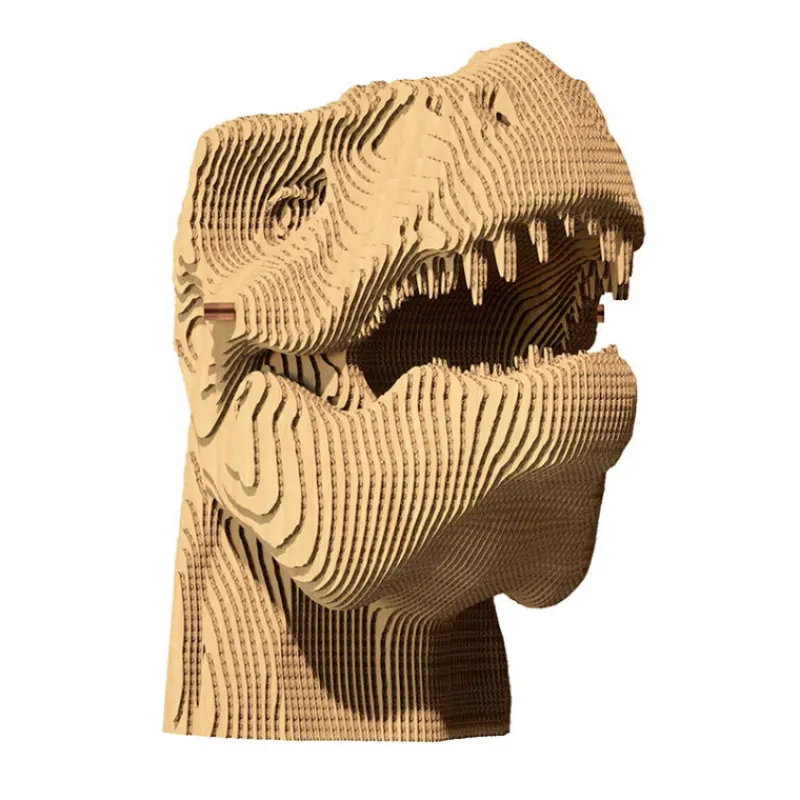 Cartonic Puzzle sculpture 3D en carton - T-Rex -< Déco Design | Puzzles 3d