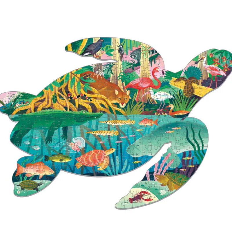Mudpuppy Puzzle silhouette 300 pcs 'Marécages'<Enfant Puzzles Dès 7 Ans, 200 À 400 Pcs