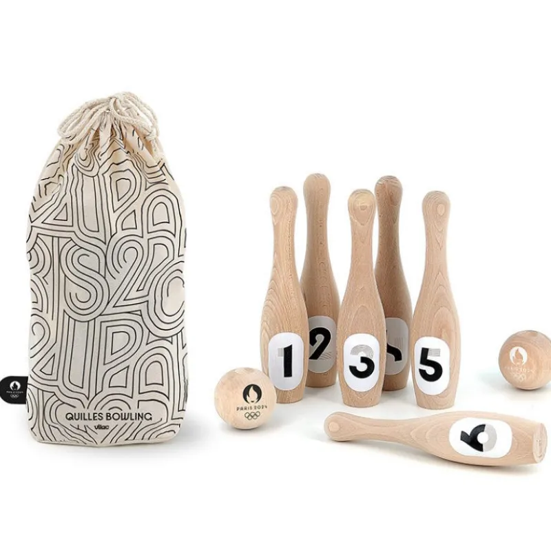 VILAC Quilles bowling en bois , Paris 2024 - 240700< Jeux De Société | Jouets Vilac Jo 2024