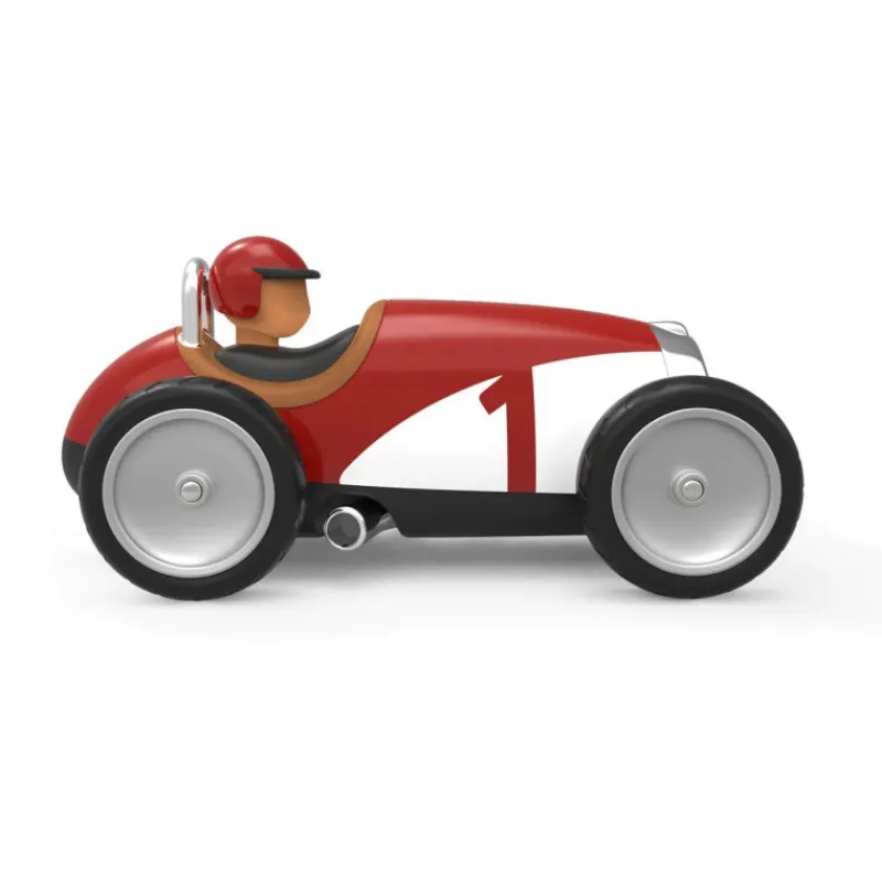 Baghera Racing Car Rouge, voiture rouge et blanche N°1 - 483< Jouets Garage, Voitures