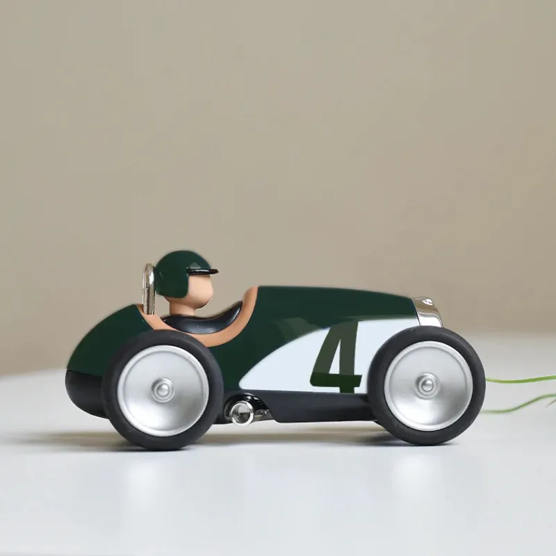 Baghera Racing Car Verte, voiture verte et blanche N°4 - 484< Jouets Garage, Voitures