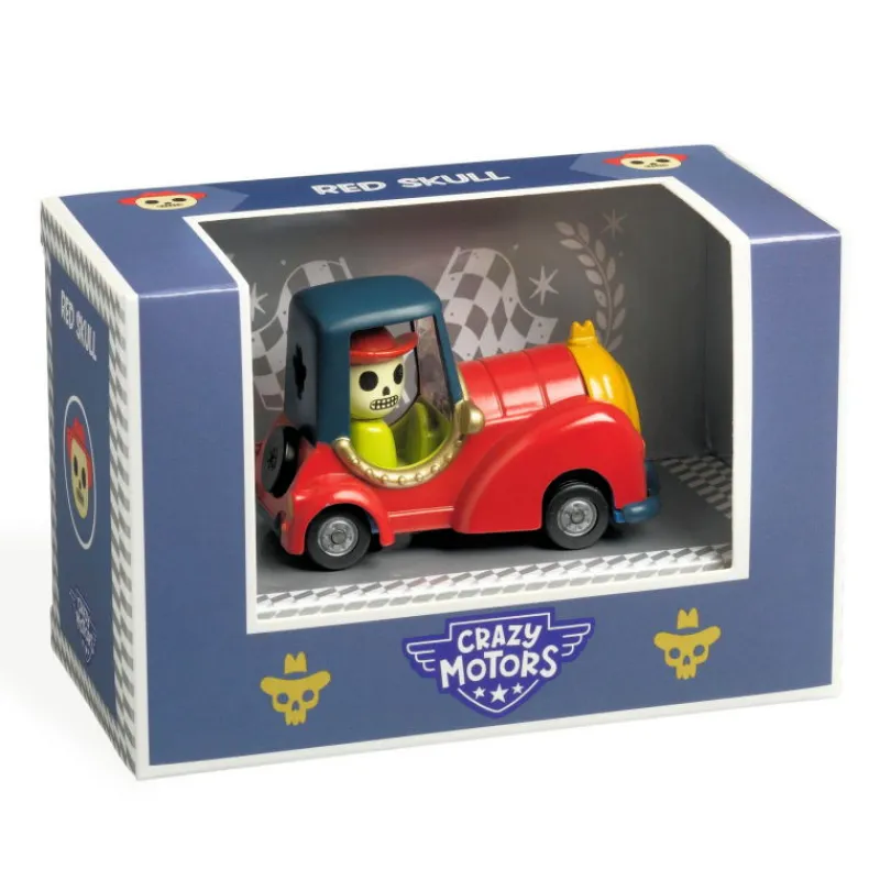 Djeco Red Skull Voiture Crazy Motors 5470< Jouets Garage, Voitures