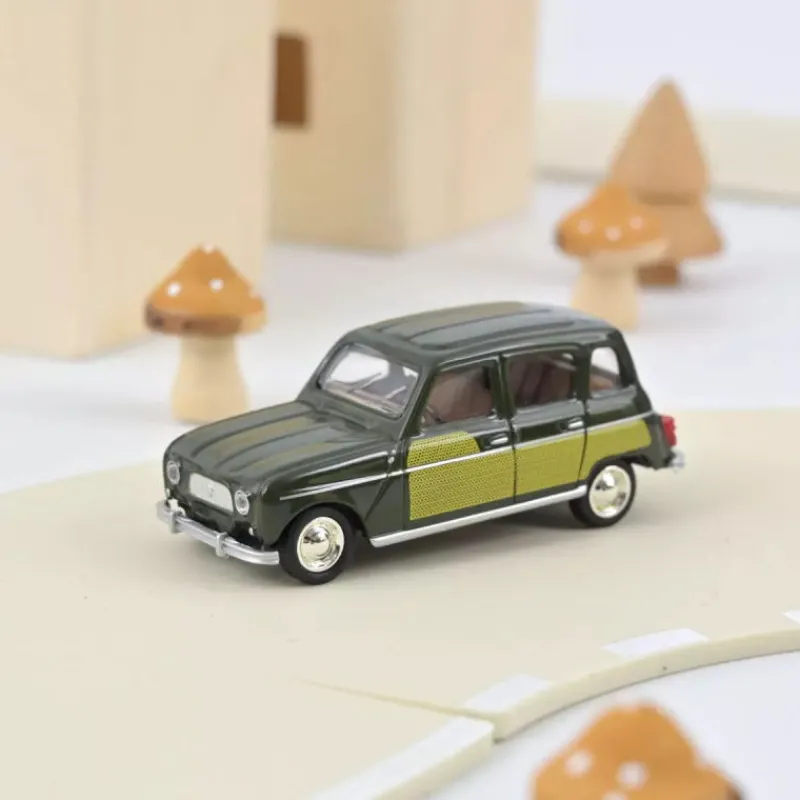 NOREV Renault 4 'Parisienne' verte & jaune 1967, voiture 1/64< Jouets Garage, Voitures
