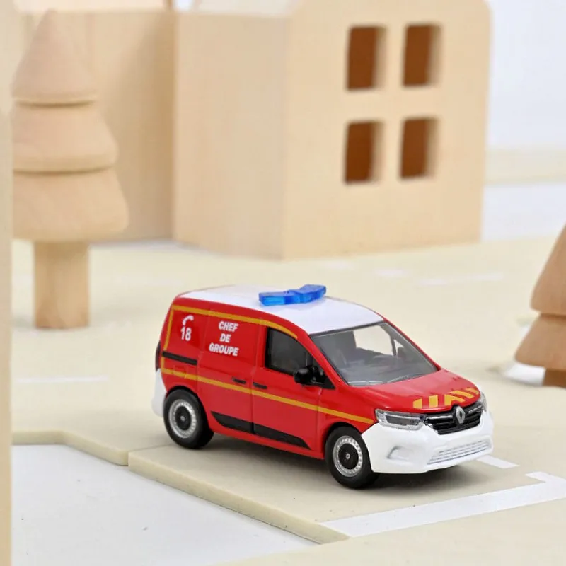 NOREV Renault Kangoo Van 2023 Pompiers - Chef de groupe, voiture 1-64< Jouets Garage, Voitures