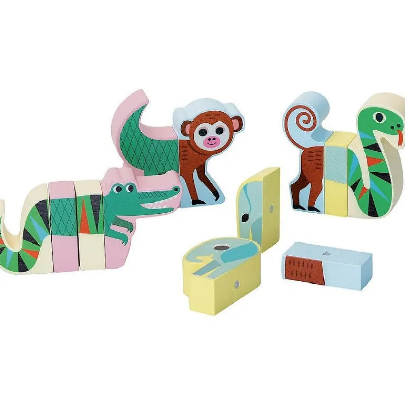 VILAC Rigol' animo jungle Ingela P. Arrhenius 7605< Jeux De Société | Jouets Cubes En Bois