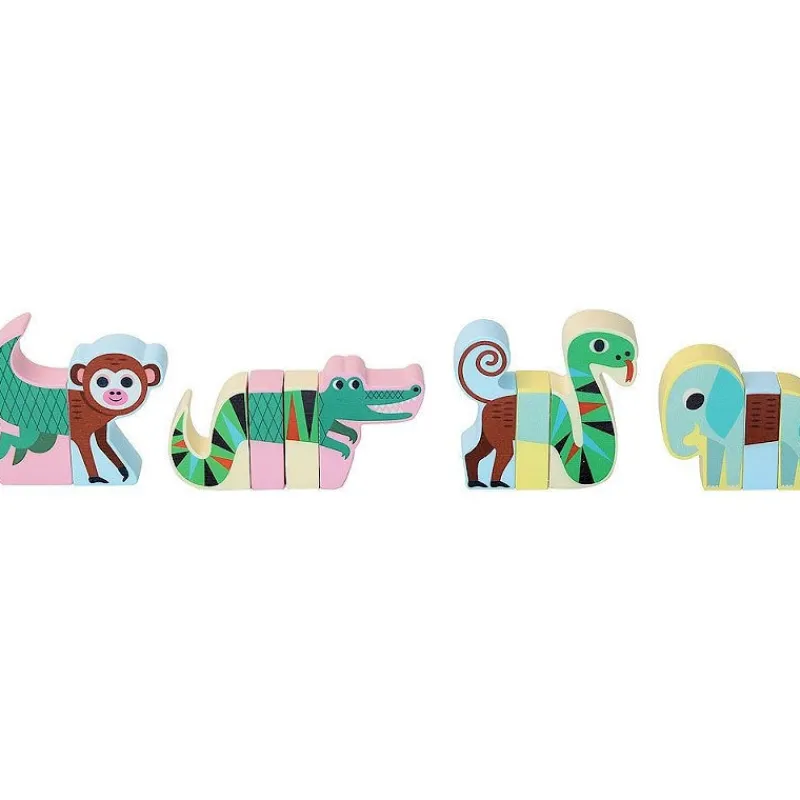 VILAC Rigol' animo jungle Ingela P. Arrhenius 7605< Jeux De Société | Jouets Cubes En Bois