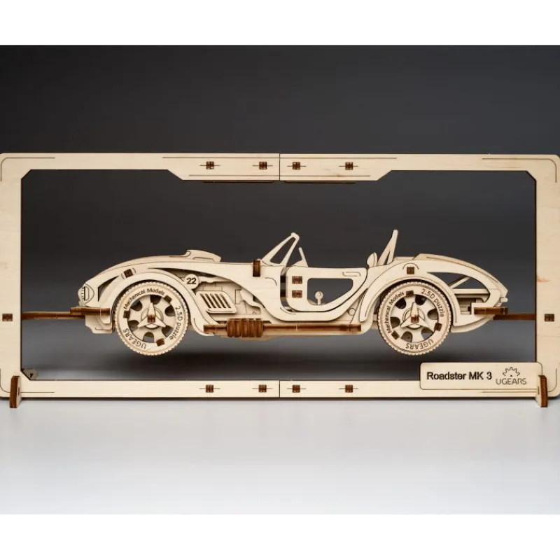 UGEARS models Roadster MK3– UGEARS Puzzle 2,5D en bois< Décoration Art Automobile | Déco Design