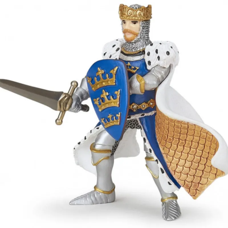 Papo Roi Arthur bleu, figurine 39953< Figurines Papo | Château Fort En Bois
