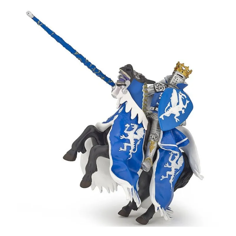 Papo Roi au dragon bleu, figurine 39387< Figurines Papo | Château Fort En Bois