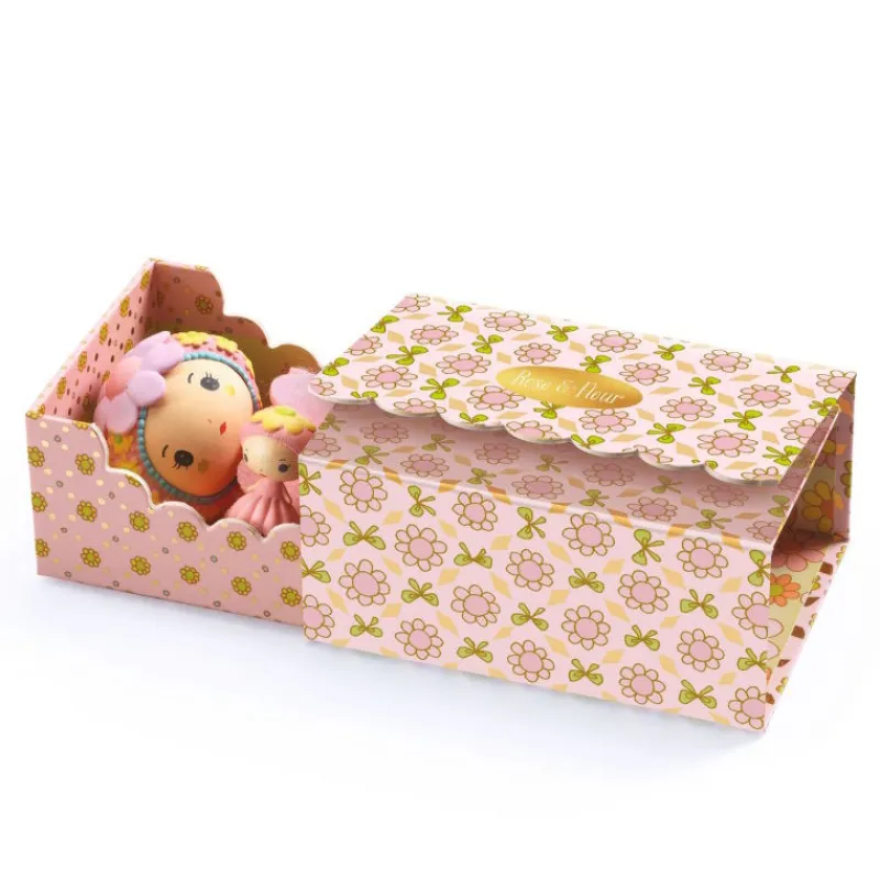 Djeco Rose Tinyroom, chambre pour figurine tinyly de 6963< Tinyly Djeco