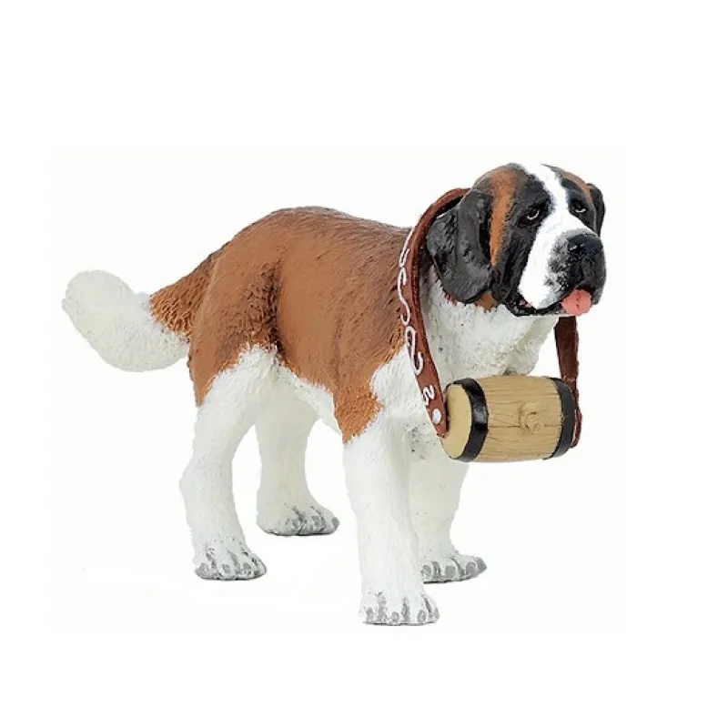 Papo Saint-Bernard au tonneau, figurine 54009< Figurines Papo