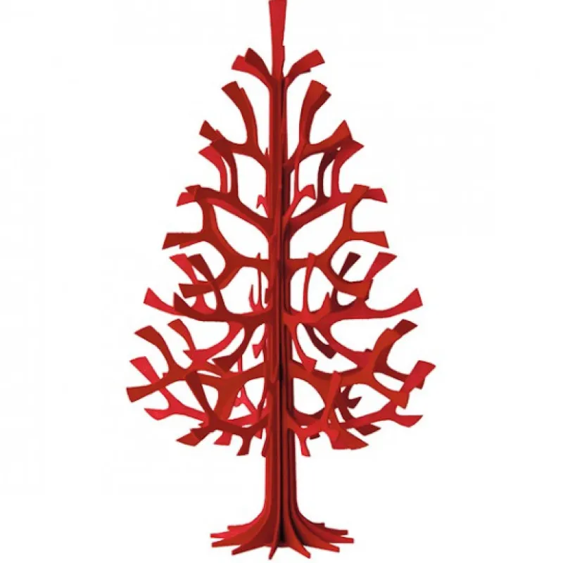 LOVI Sapin 30cm rouge< Déco Design