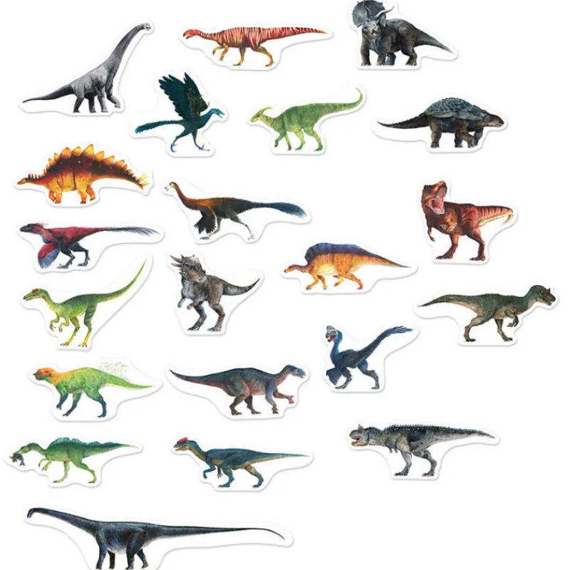 VILAC Set de 21 magnets dinosaures Muséum national Histoire naturelle 9623< Jeux De Société