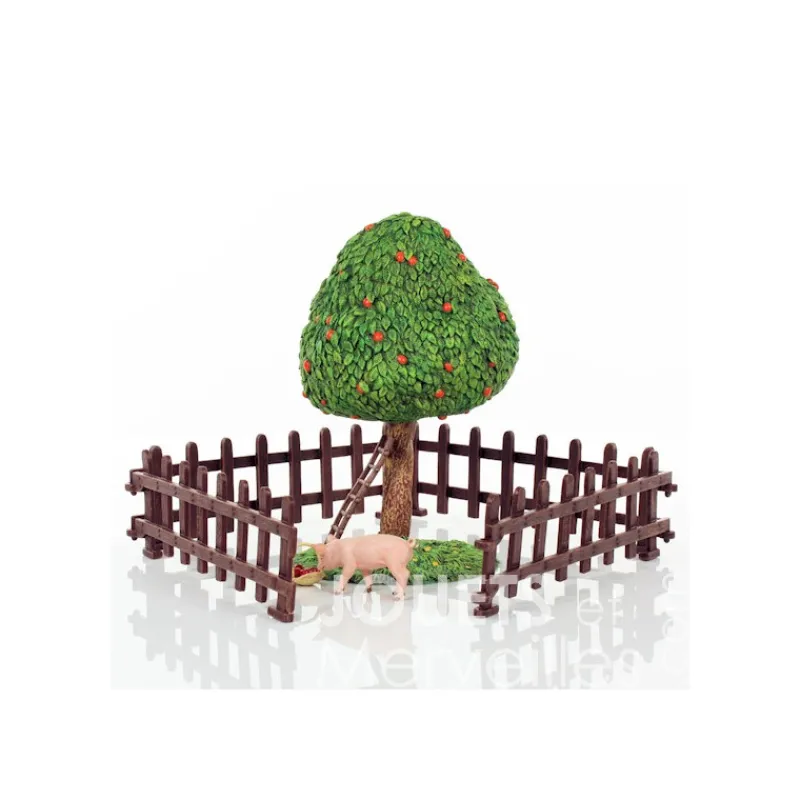 Papo Set de clôtures 39215< Figurines Papo | Ferme En Bois, Centre Équestre Et Zoo