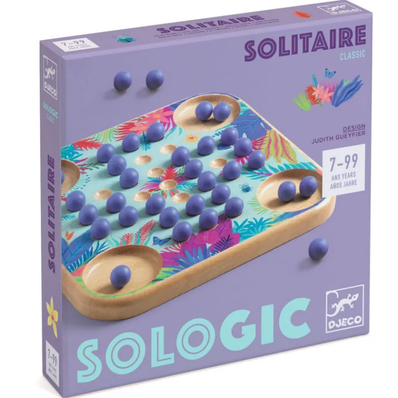 Djeco SOLITAIRE - Jeu Sologic de 0813< Jeux De Société