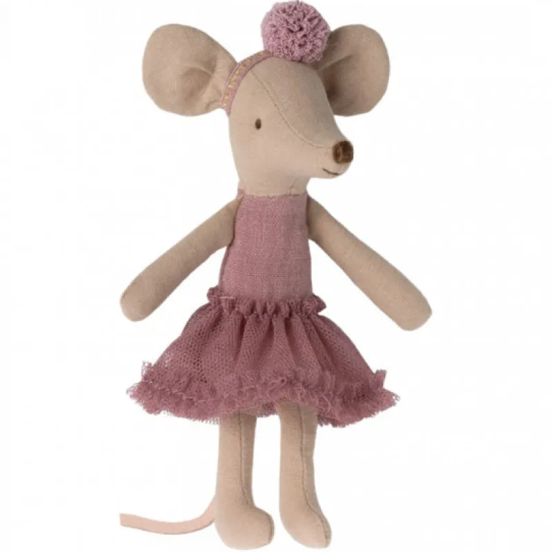 Maileg Souris ballerine - mauve< Maison De Poupées