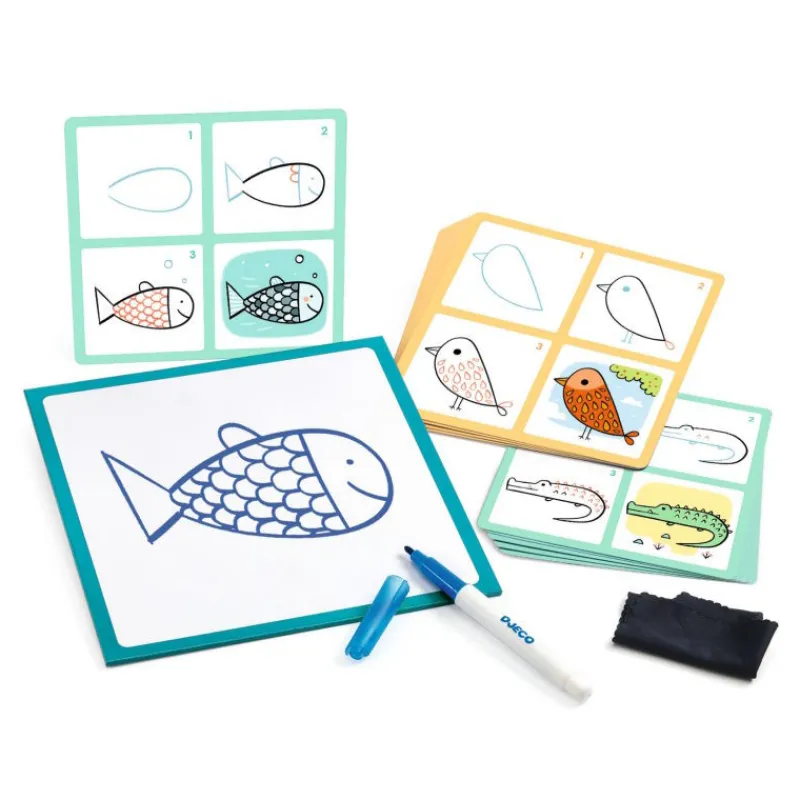 Djeco STEP by STEP Lama & Co 8269< Dessin, Peinture, Coloriage | Jeux De Société